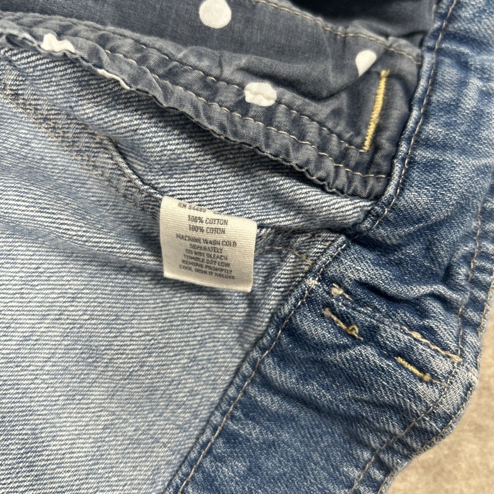American Eagle Women's Denim Jacket Light‎ Wash Size Small 100% Cotton Trucker - Picture 5 of 6